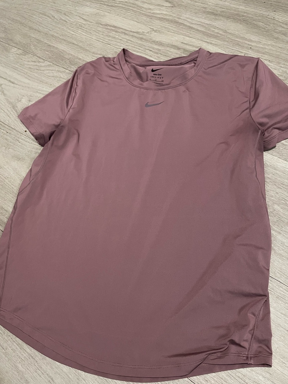 Nike Women's Dri-FIT Short Sleeve Tee - Mauve Pink